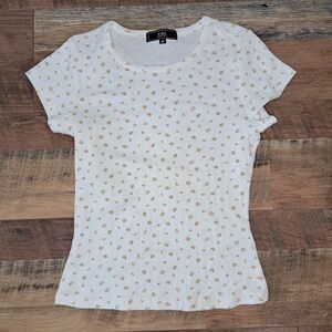 VIBE Y2K 90’s Inspired Ditzy Floral Babydoll Tshirt Super Cute!!!